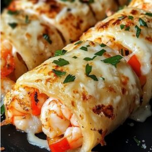 Shrimp-Crab Fajita Roll-Up Bombs 🌯🦐🧀